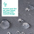 Round Fire Pit Cover - Grey